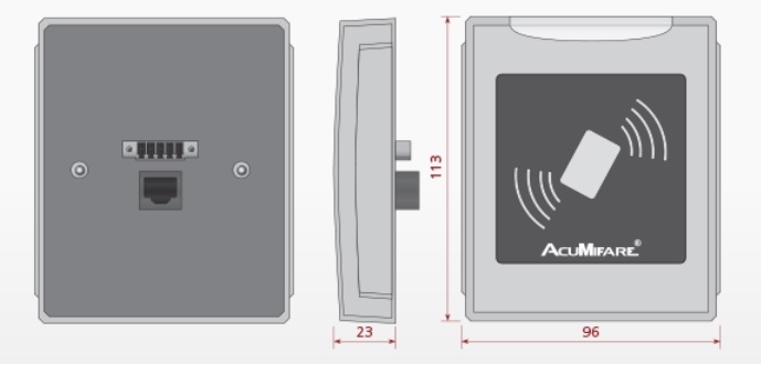 Leitor RFID AMD-750 Ethernet - Imagem 2